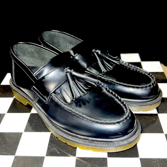 Dr. Martens Women’s Adrian Tassel Leather Loafers Black Sz. 7 USM - Picture 3 of 6